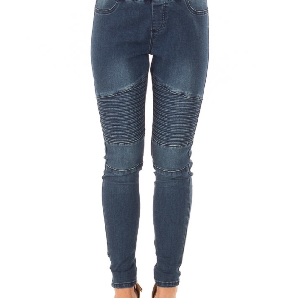 Boutique Moto Denim Jeggings